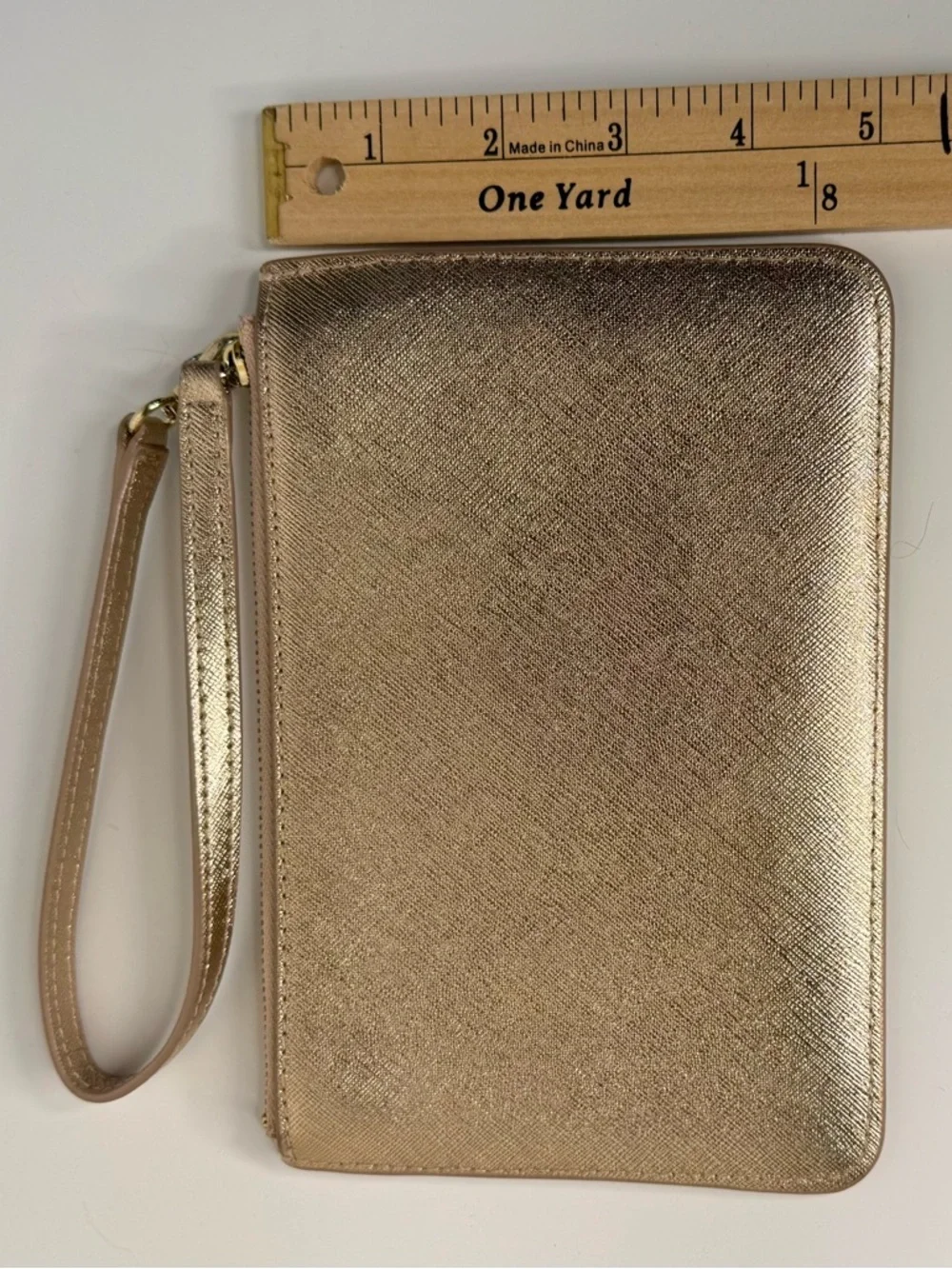Kate Spade New York Rose Gold Wristlet / Zip Pouch